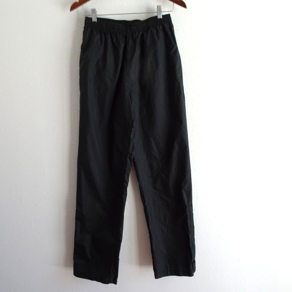 Columbia Rain Pants Men's Size S Black Waterproof Packable Leg Zippers